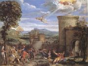 Annibale Carracci The Stoning of ST.Stephen (mk05) oil painting on canvas